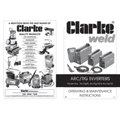 Clarke 6012130 Arc Tig90 Inverter manual cover