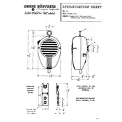 Shure 91-0X Microphone manual cover