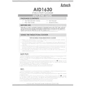 Aztech AID1630 Cooker manual cover