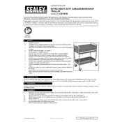 Sealey CX101D Trolley manual cover