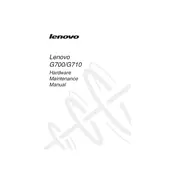 Lenovo G710 Laptop manual cover