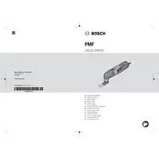 Bosch PMF 2000 CE Tool manual cover