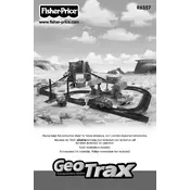 Fisher Price Mattel GeoTrax Transportation System Radiator Springs Mega Set R6357 Toy manual cover