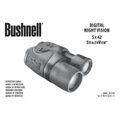 Bushnell 260542 Binocular manual cover