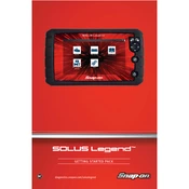 Snap-on Solus Legend Scanner manual cover