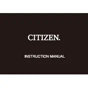 Citizen 2500 Watch manual cover