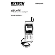 Flir Extech SDL400 Meter manual cover