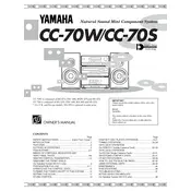 Yamaha CC-70S Mini Component System manual cover