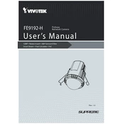 Vivotek FE9192-H Camera manual cover