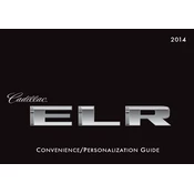 Cadillac ELR 2014 manual cover