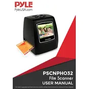 Pyle PSCNPHO32 Film Scanner manual cover