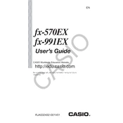 Casio fx-570EX Calculator manual cover