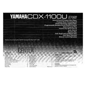 Yamaha CDX-1100U Disc Player manual cover