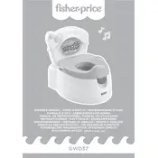 Fisher Price Mattel Sea Me Flush GWD37 Potty manual cover