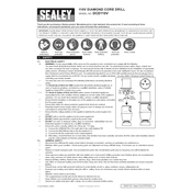 Sealey DCD110V Drill manual cover