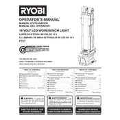 Ryobi P727 Light manual cover