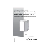 Worcester External System 12/18 2013 Boiler manual cover