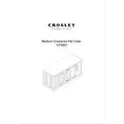 Crosley CF4501 Crate manual cover