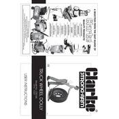 Clarke 7630209 CTD135 Truck Wheel Dolly manual cover