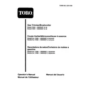 Toro 51908 Brushcutter manual cover