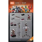 Mega Construx Mattel Heroes Kratos GCL94 Construction Set manual cover