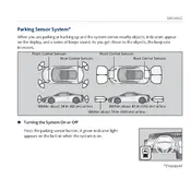 Acura NSX Parking Sensor System 2018 Sports Car manual cover