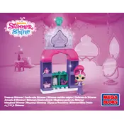 Mega Bloks Mattel Dress Up Shimmer FBK01 Construction Set manual cover