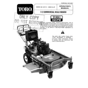 Toro 30112 Mower manual cover