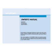 Hyundai Accent 2009 Sedan manual cover