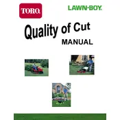 Toro 58-inch Professional 03108 Mower manual cover