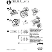 Xerox Tektronix Phaser 2135 Print on Business Cards-Letter LEF Printer manual cover