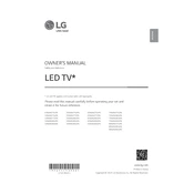 LG NanoCell 55NANO75UPA TV manual cover