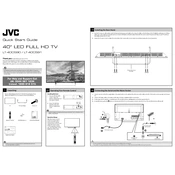 JVC LT-40C591 manual cover