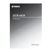 Yamaha HTR-6030 Receiver manual cover