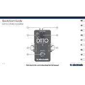 TC Electronic DITTO STEREO LOOPER manual cover