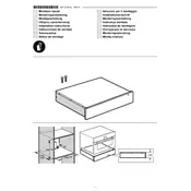 Siemens iQ500 BI510CNR0B Drawer manual cover