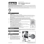 Sealey WL483D Worklight manual cover