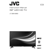 JVC LT-32K383 manual cover