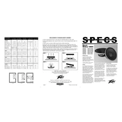 Peavey Black Widow BWX 00452830 1208-8sps BWX Speaker manual cover