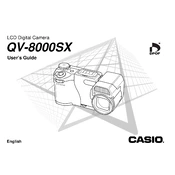 Casio QV8000SX Camera manual cover