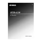 Yamaha HTR-6130 Receiver manual cover