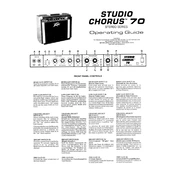 Peavey Studio Chorus 70 Amplifier manual cover