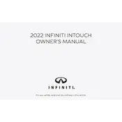 Infiniti Q50 Intouch 2022 Sedan manual cover