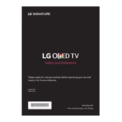 LG Signature OLED65G7P TV manual cover