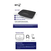 BT Ethernet Switch 8 Router manual cover