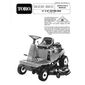 Toro HMR-1600 52-inch 55670 Mower manual cover