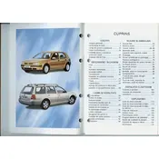 Volkswagen Golf 4 0 Hatchback manual cover