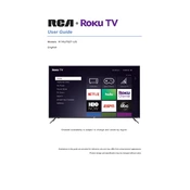 RCA ROKU TV RTRU7027-US TV manual cover