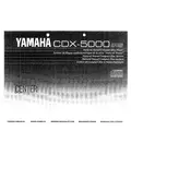 Yamaha CDX-5000 Disc Player manual cover