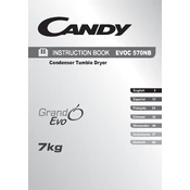 Candy EVOC 570NB-S manual cover